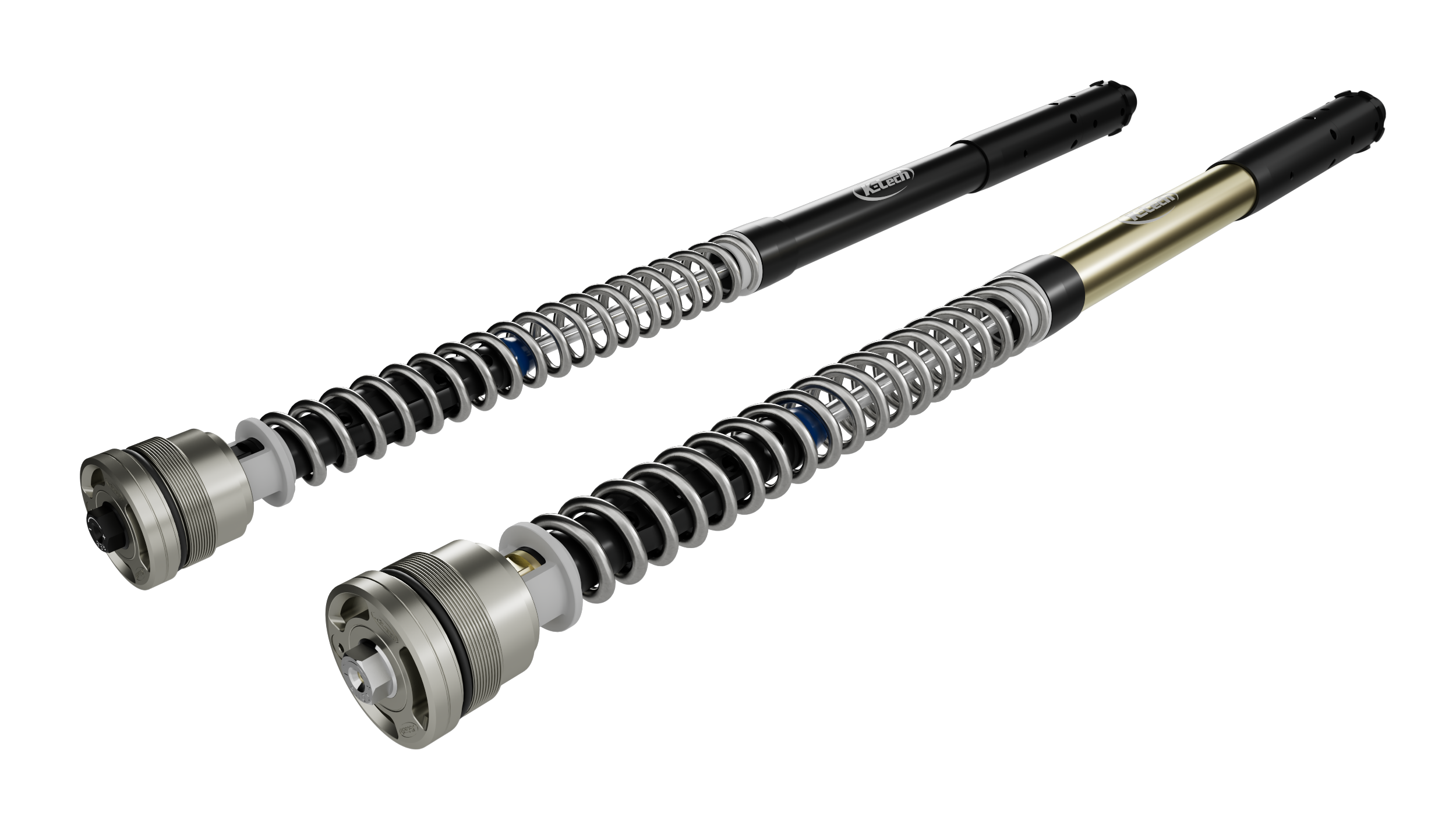 KTech Motorcycle front fork suspension upgrades.